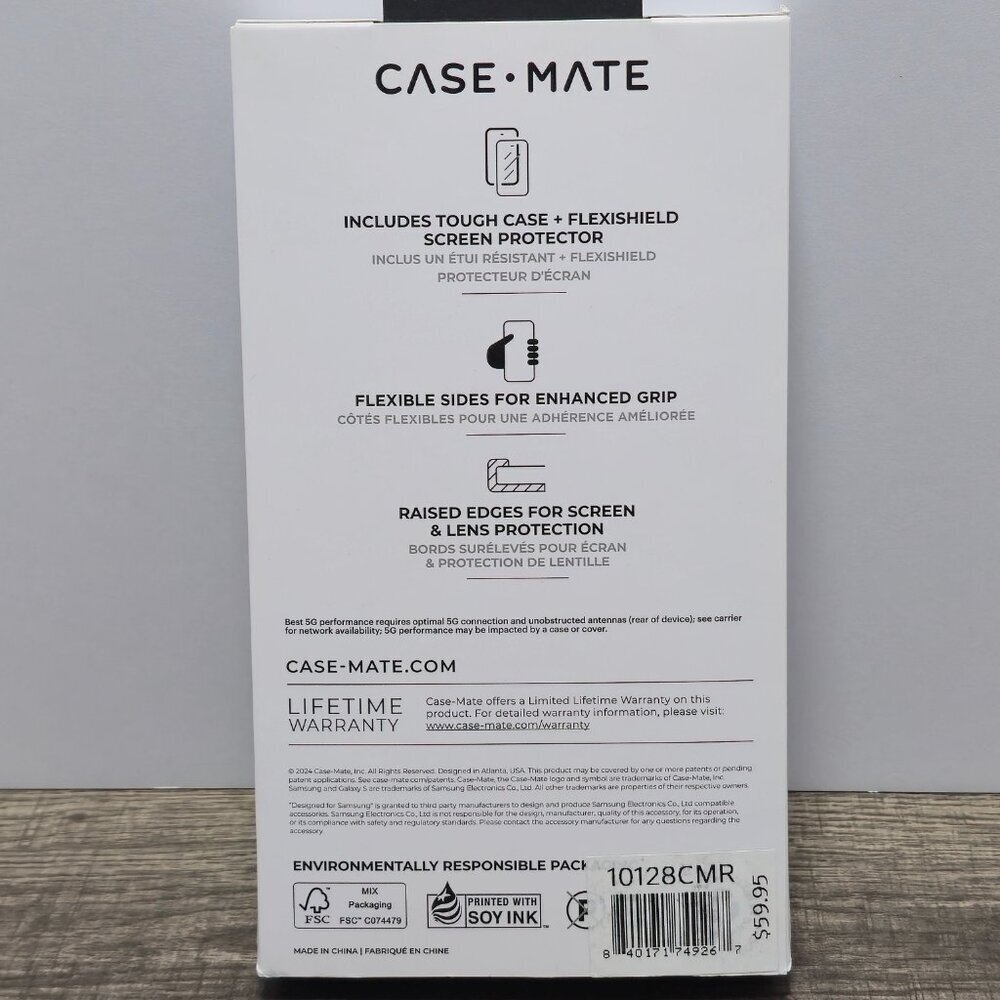 CaseMate Cell Phone Case & Screen Protector Samsung Galaxy S25 - Picture 2 of 2